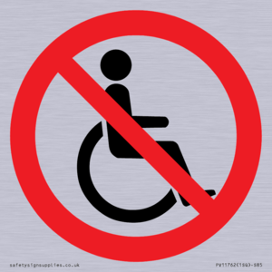 P914 Prohibition: No disabled access
